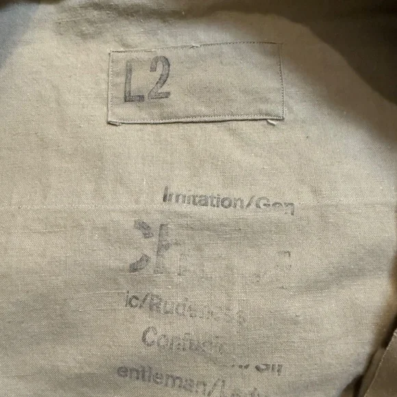 Vintage 1940s/1950s French Indochina Military Army Shirt